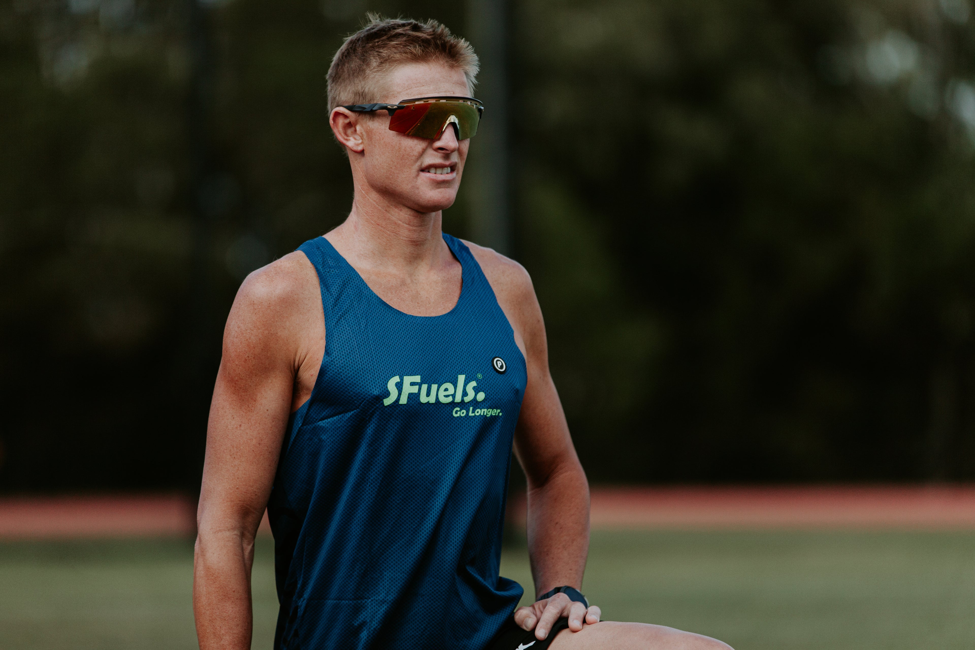 SFuels NITRO Singlet - made with HYPERMESH PRO Fabric.