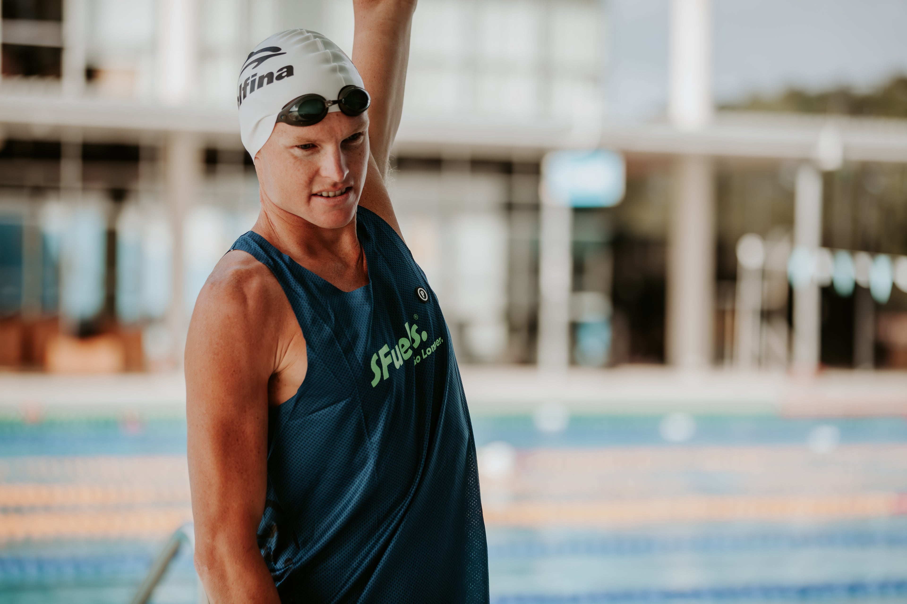 SFuels NITRO Singlet - made with HYPERMESH PRO Fabric.