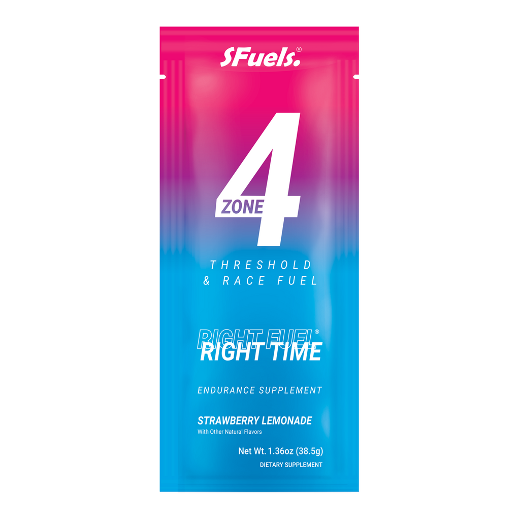 sFuels Zone 4 supplement packet on a white background